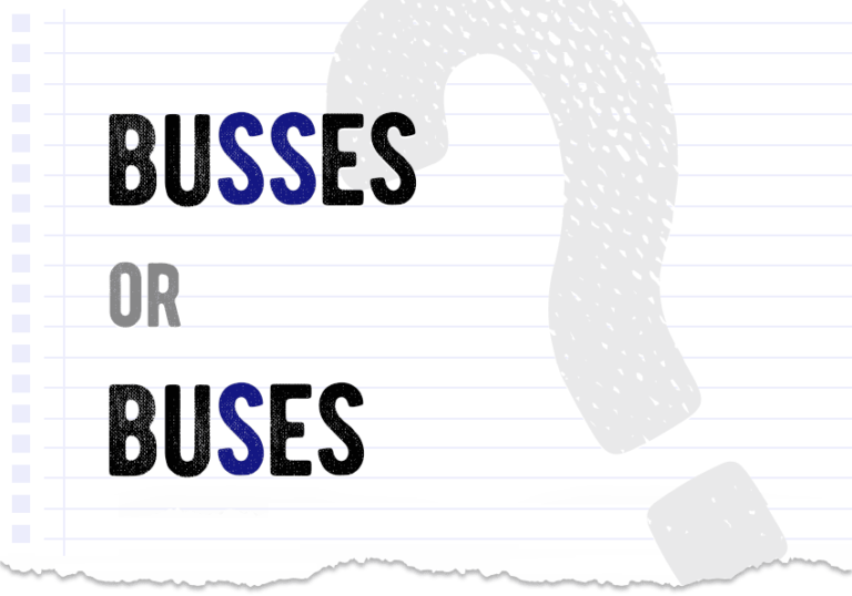 Busses or buses which form is correct? What is the difference?