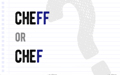 cheff or chef? Which form is correct meaning definition correct form difference examples Correctme.org