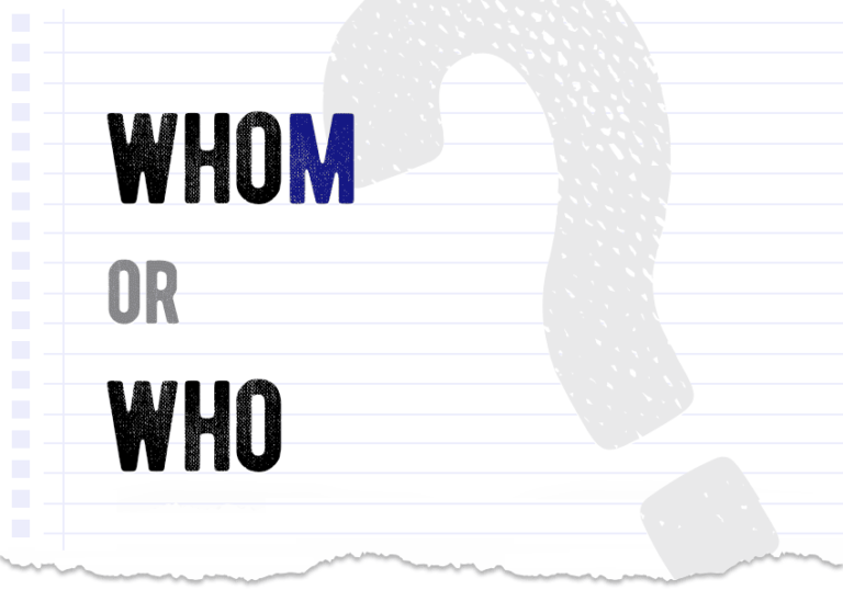 Whom or who – which form is correct? What is the difference?