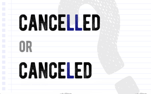 Cancelled or canceled? Which form is correct meaning definition correct form difference examples Correctme.org