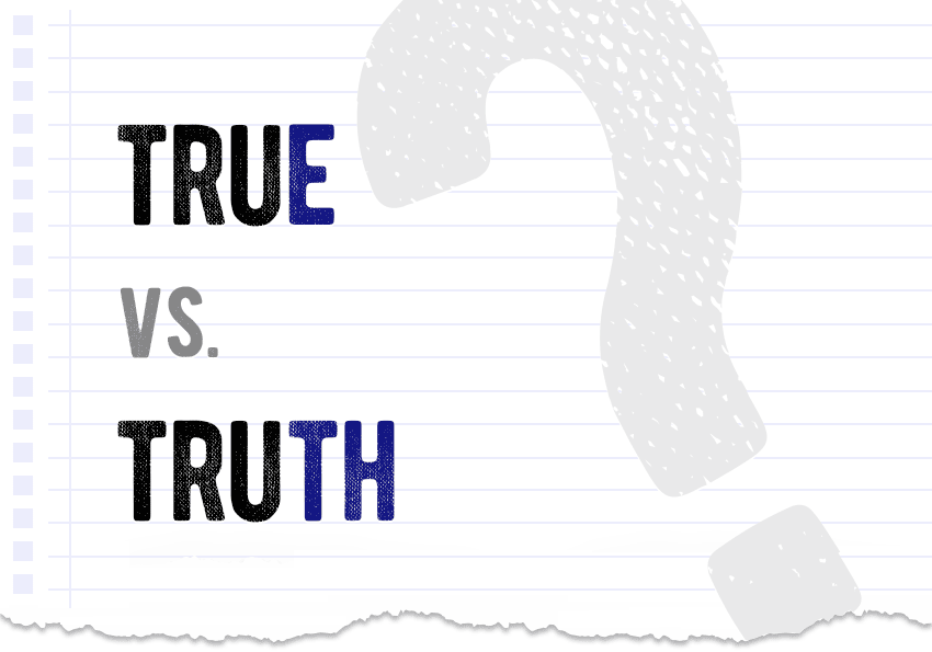 True vs. truth Which form is correct meaning definition correct form difference examples Correctme.org