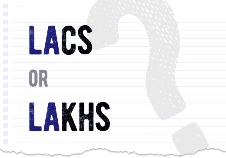 Lacs or lakhs which form is correct? What is the difference?